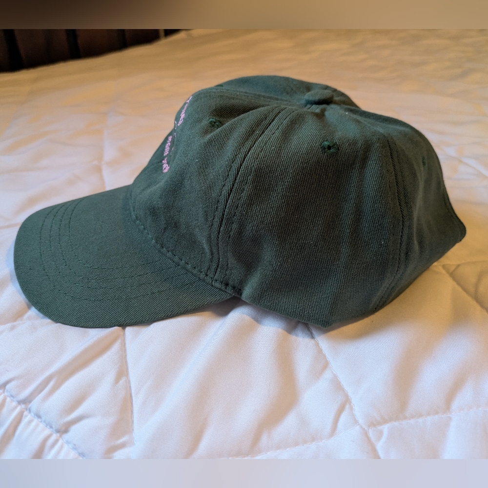 Dark Green "Less Meanies More Weenies" Ball Cap - Picture 3 of 6